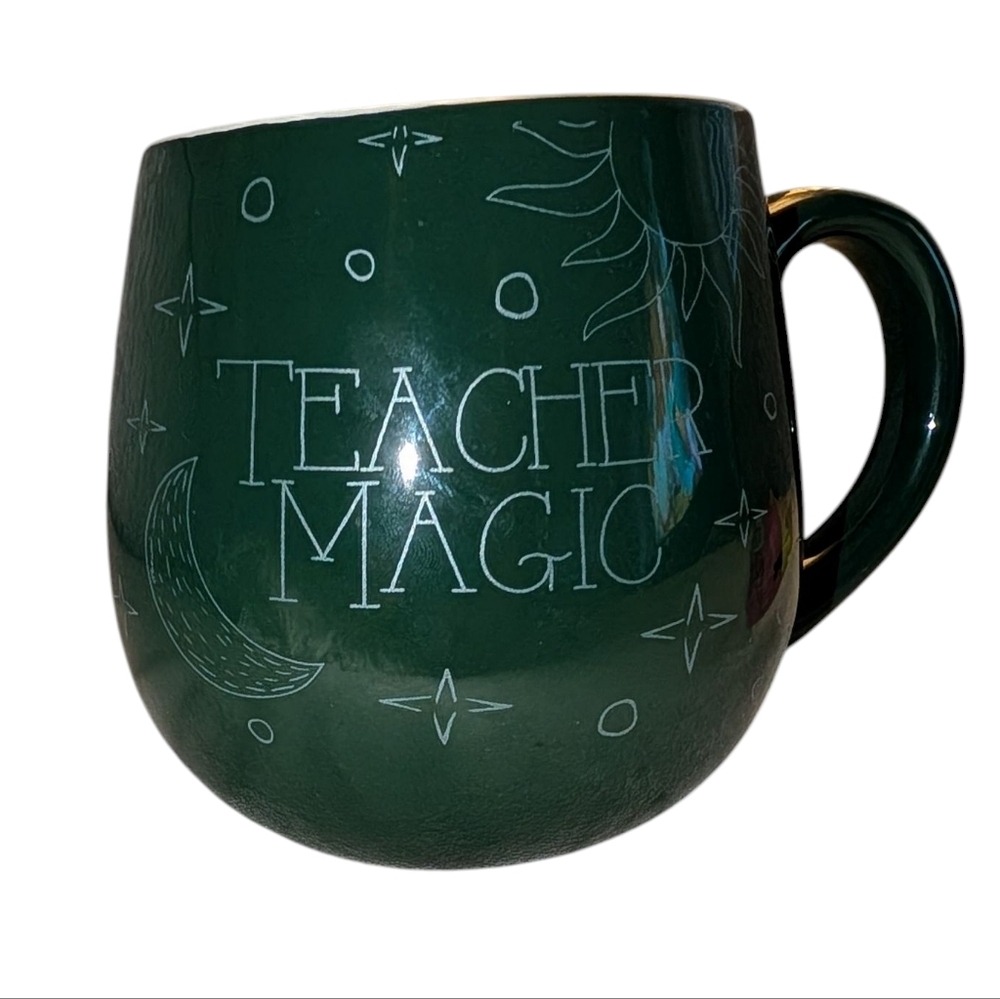 Green Ceramic Mug - Teacher Magic